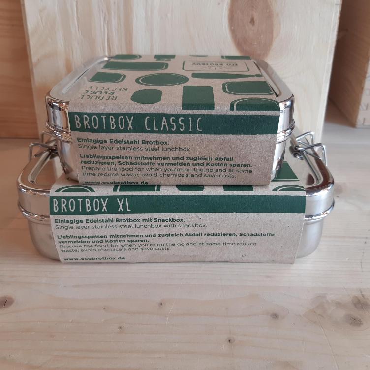 Brotbox XL aus Edelstahl - 0